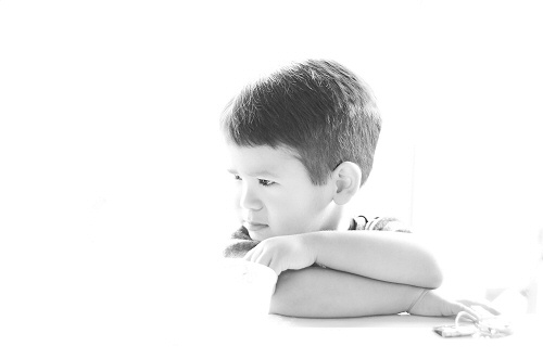 Grumpy boy