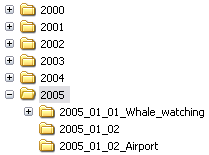 Sample folder structure