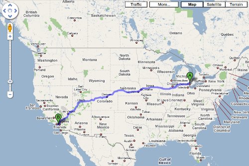Delivery route